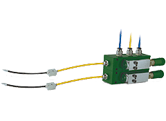 Air/oil modulation lubrication system with mini pumps working